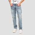 Nevada Slim Fit Basic Spray Whisker Celana Denim Pria