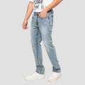 Nevada Slim Fit Basic Spray Whisker Celana Denim Pria