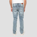 Nevada Slim Fit Basic Spray Whisker Celana Denim Pria