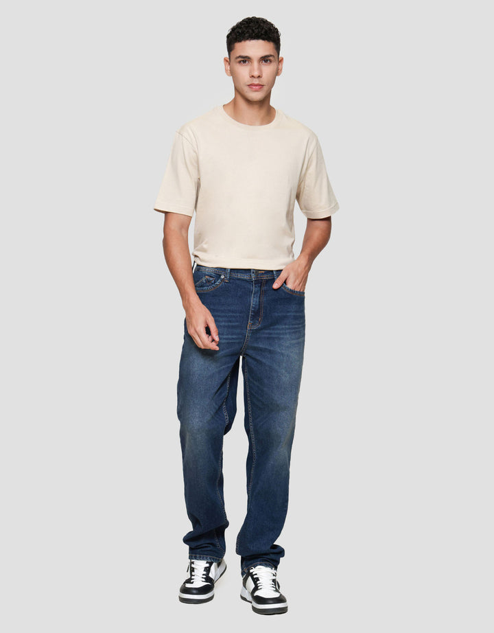 Nevada Regular Fit Basic Celana Denim Pria