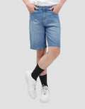 Nevada Basic Foldover Slim Fit Celana Denim Pria