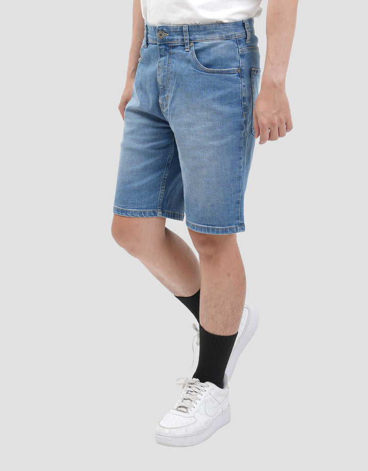 Nevada Basic Foldover Slim Fit Celana Denim Pria