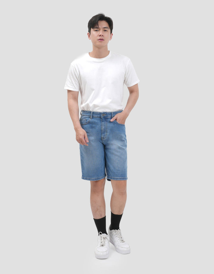 Nevada Basic Foldover Slim Fit Celana Denim Pria