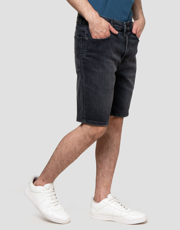 Nevada Basic Foldover Slim Fit Celana Denim Pria