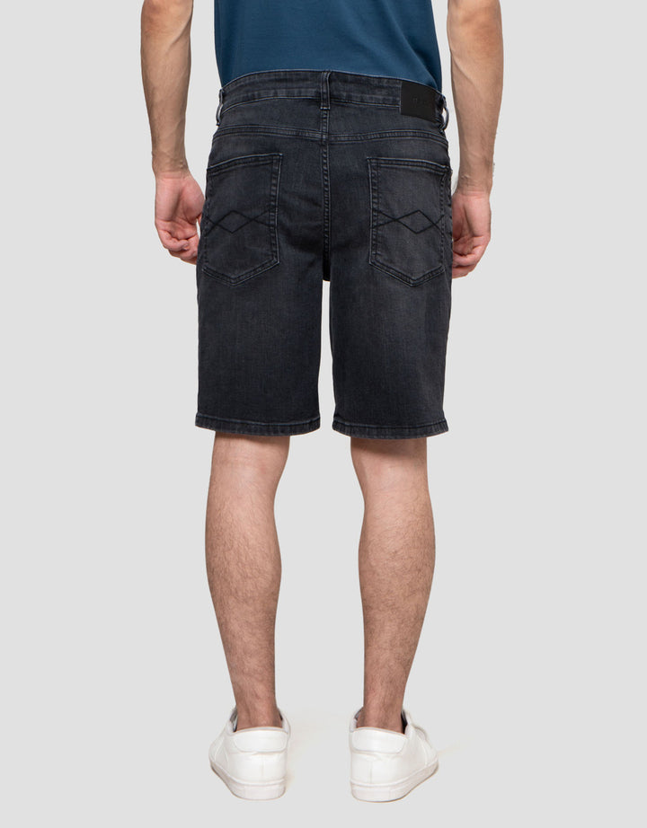 Nevada Basic Foldover Slim Fit Celana Denim Pria