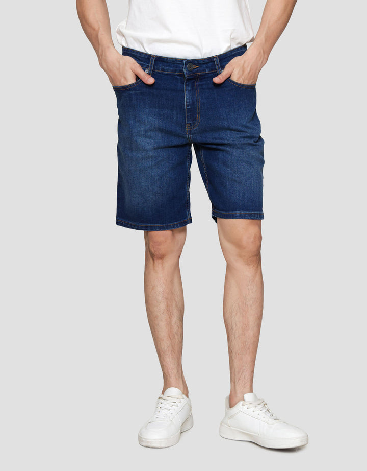 Nevada Basic Foldover Slim Fit Celana Denim Pria