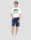 Nevada Basic Foldover Slim Fit Celana Denim Pria