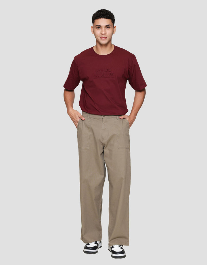 Nevada Patch Pocket Regular Fit Celana Chinos Pria