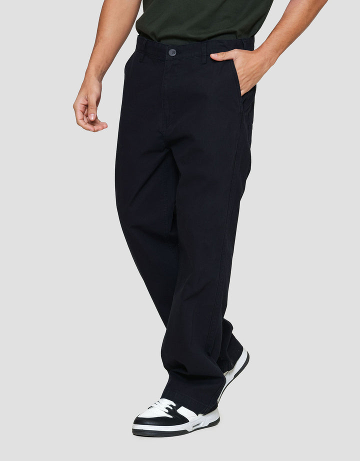 Nevada Washed Loose Fit Celana Chino Pria