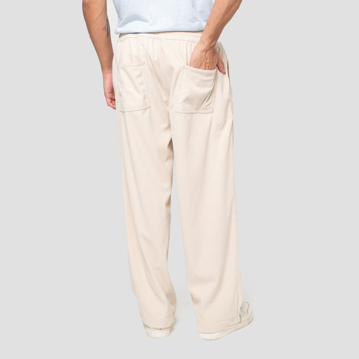 Nevada Woven Pull On Corduroy Loose Fit Celana Panjang Pria