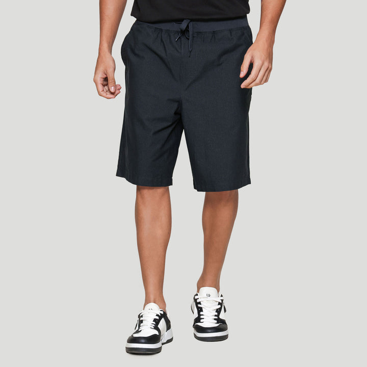 Nevada Rib Bottom Print Dashed Line Celana Pendek Pria