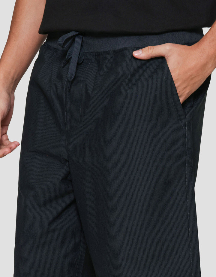 Nevada Rib Bottom Print Dashed Line Celana Pendek Pria