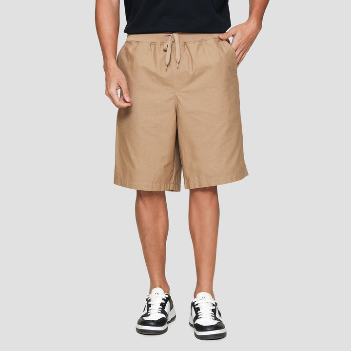 Nevada Rib Bottom Print Dashed Line Celana Pendek Pria