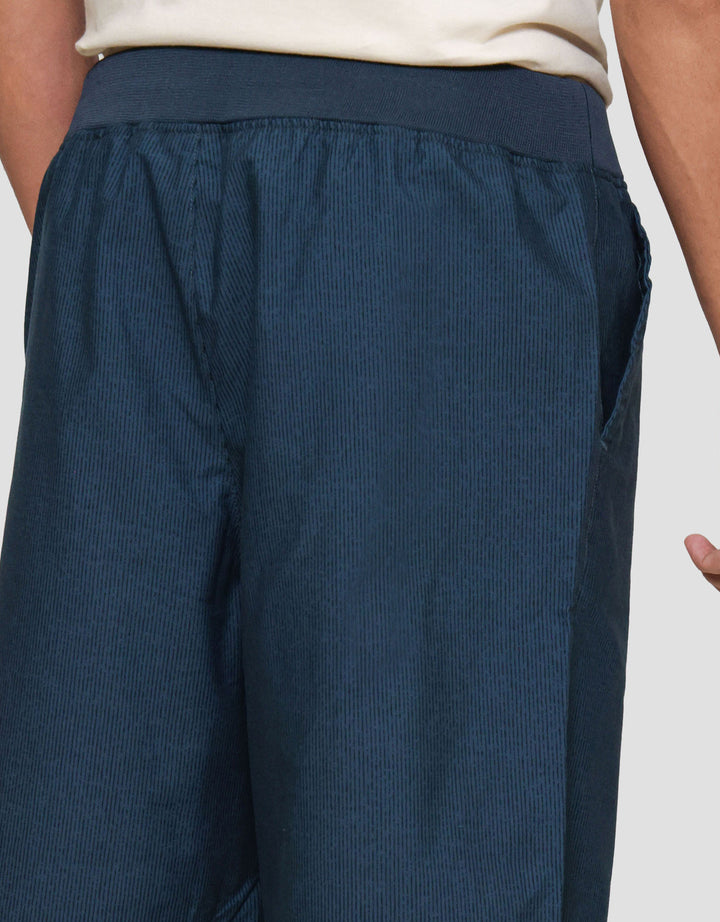 Nevada Rib Bottom Print Dashed Line Celana Pendek Pria