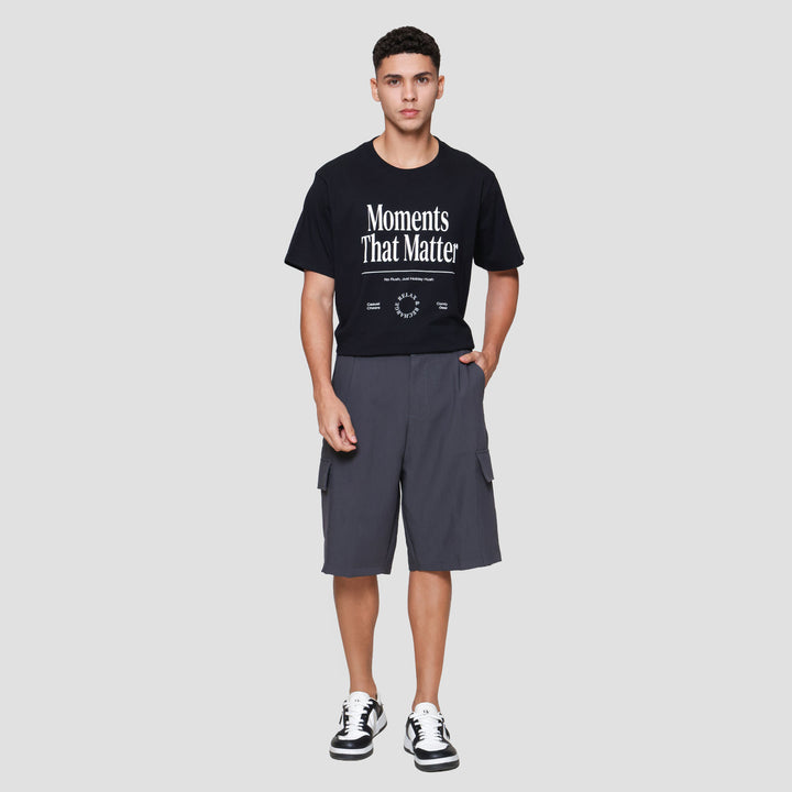 Nevada Woven Baggy Fit Celana Cargo Pria