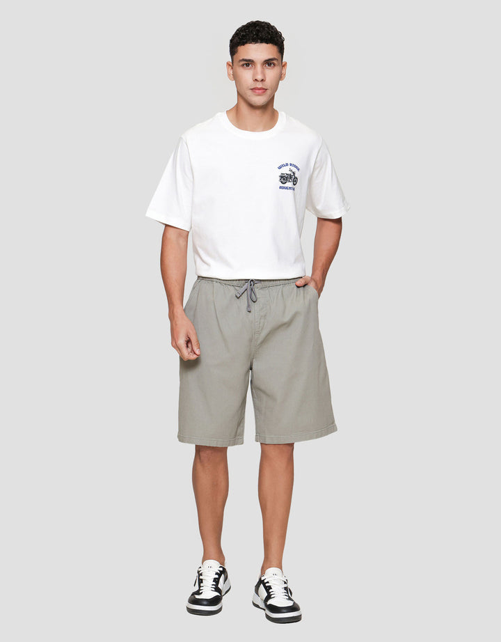 Nevada Woven Basic Big Twill Celana Pendek Pria