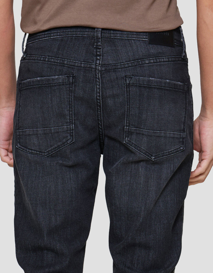 Nevada Destroy Slim Fit Celana Denim Pria