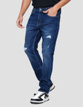 Nevada Destroy Slim Fit Celana Denim Pria