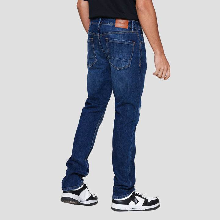Nevada Destroy Slim Fit Celana Denim Pria