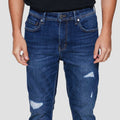 Nevada Destroy Slim Fit Celana Denim Pria