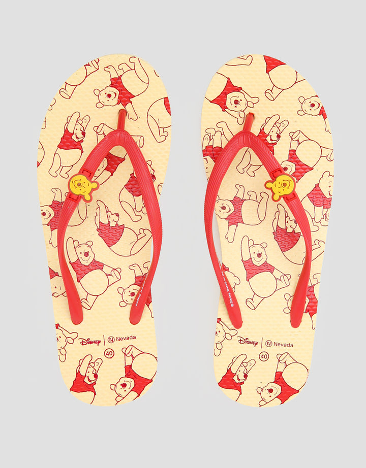 Disney Winnie The Pooh Sandal Flip Flop Pooh1 Wanita