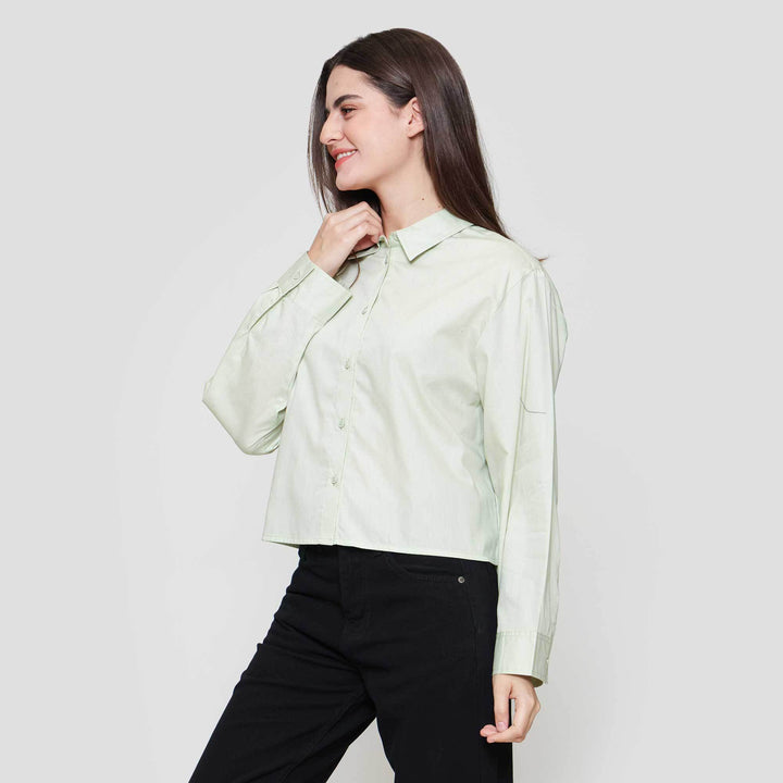 Nevada Boxy With Back Knot Kemeja Wanita