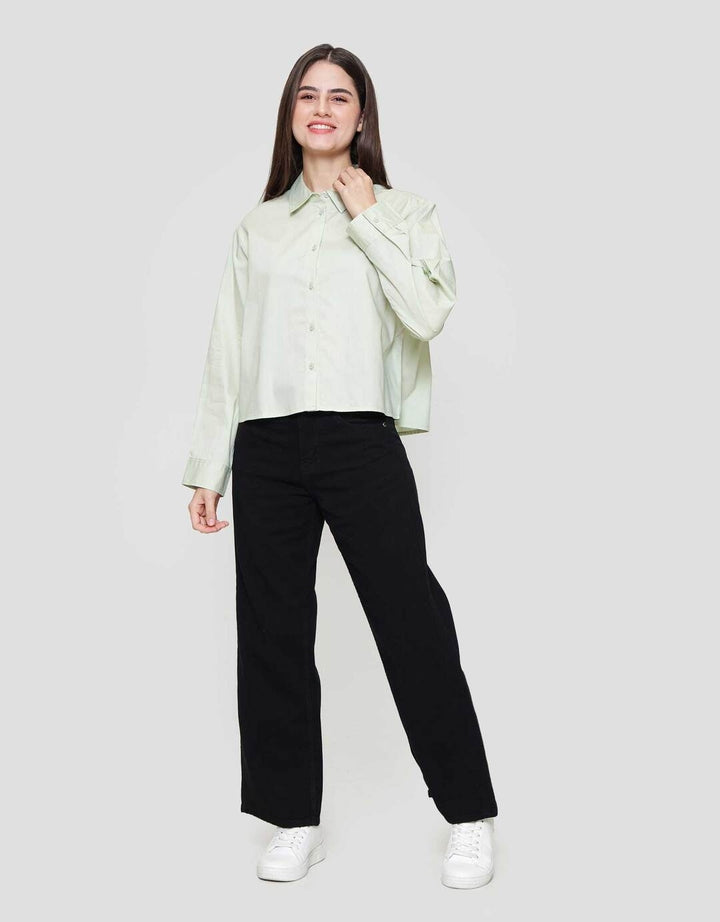 Nevada Boxy With Back Knot Kemeja Wanita