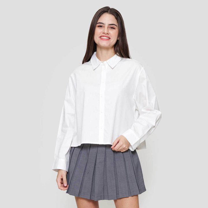 Nevada Boxy With Back Knot Kemeja Wanita