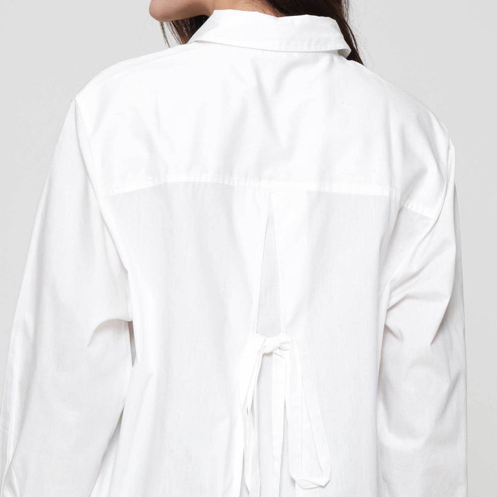 Nevada Boxy With Back Knot Kemeja Wanita