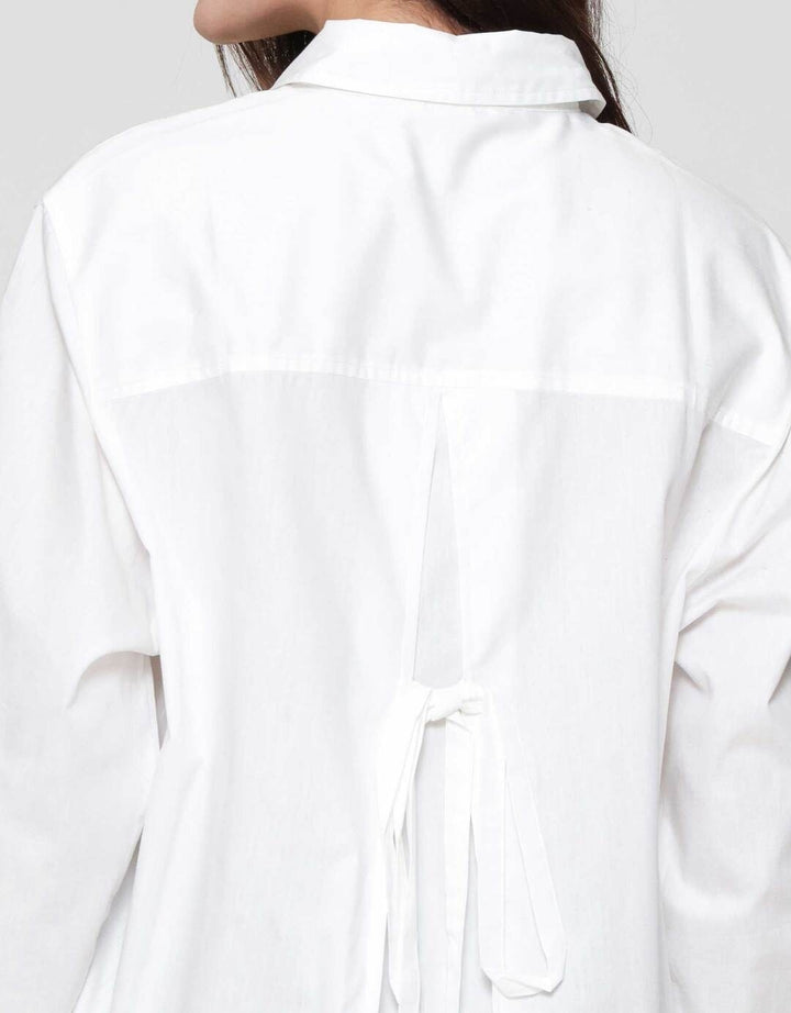 Nevada Boxy With Back Knot Kemeja Wanita