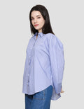 Nevada Stripe Kemeja Oversize Wanita