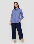 Nevada Plain With Back Buttons Kemeja Oversize Wanita