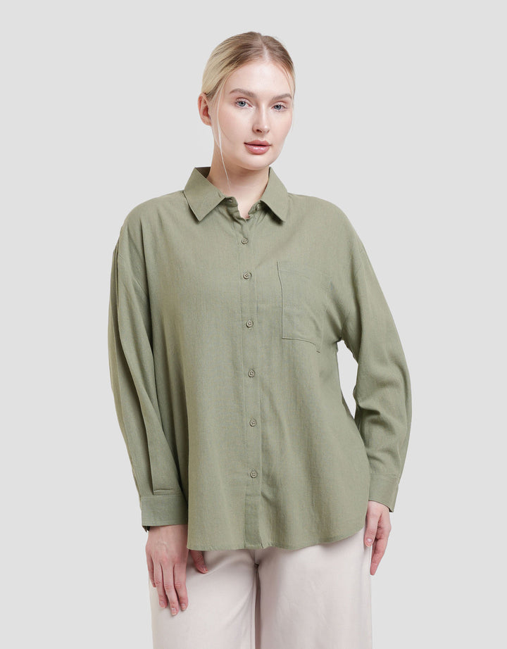 Nevada Pocket Kemeja Wanita