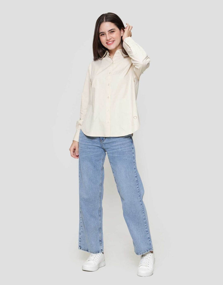 Nevada Basic Oval Kemeja Wanita