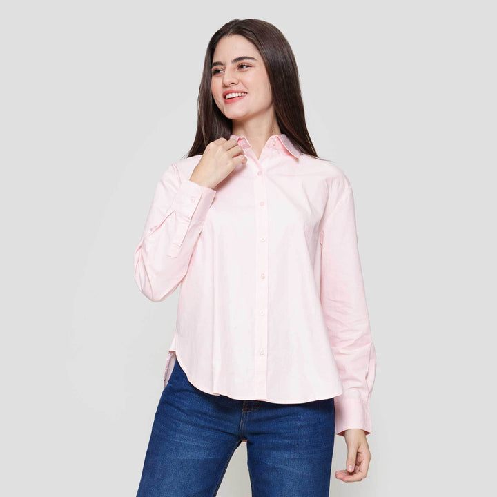 Nevada Basic Oval Kemeja Wanita