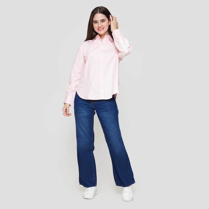 Nevada Basic Oval Kemeja Wanita