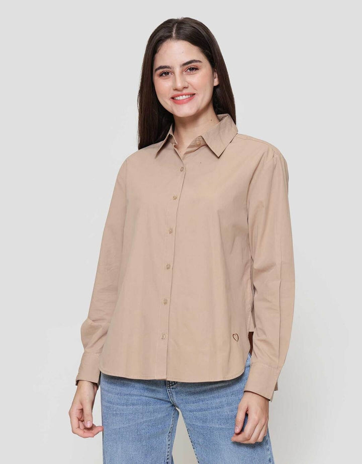 Nevada Basic Oval Kemeja Wanita