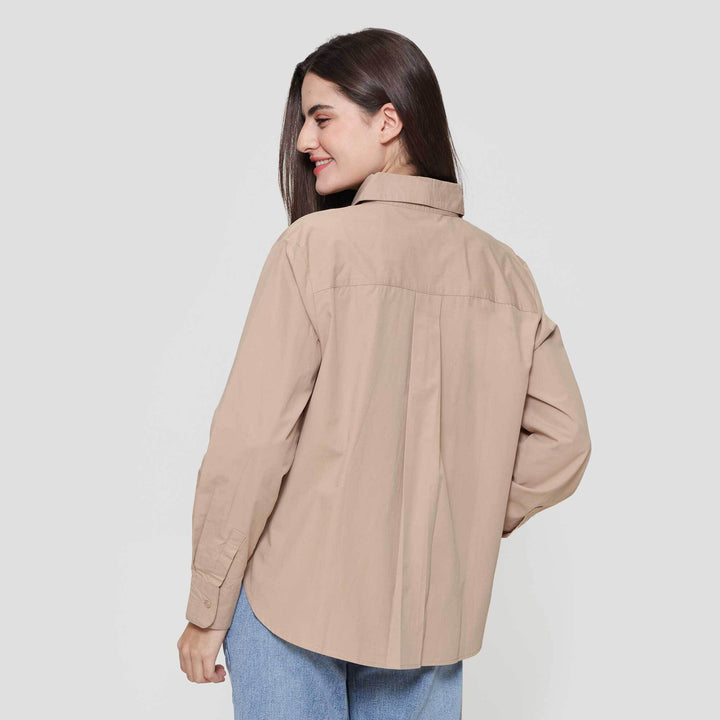 Nevada Basic Oval Kemeja Wanita