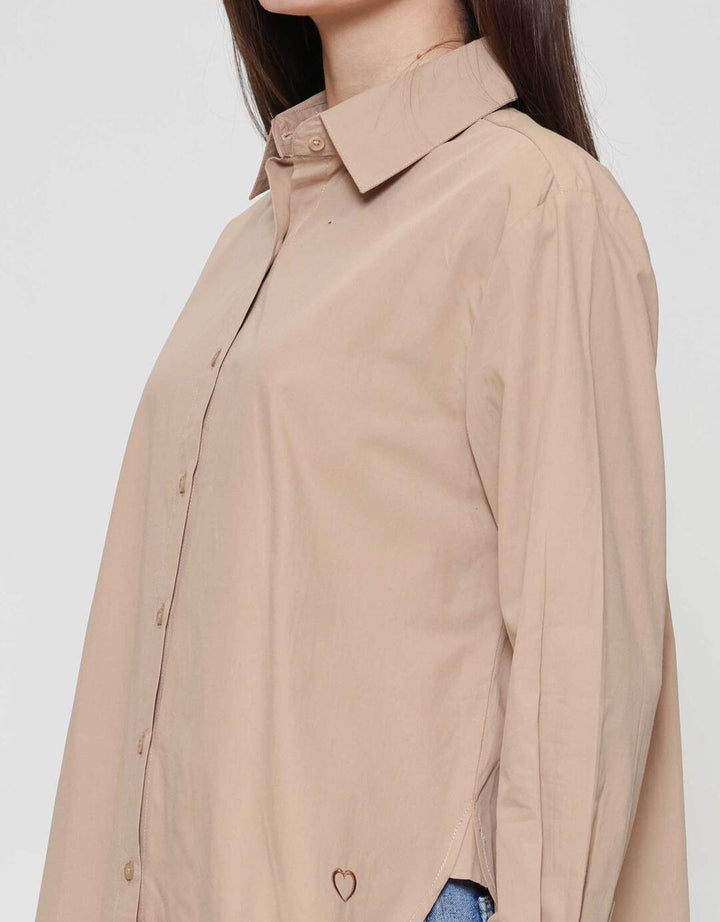 Nevada Basic Oval Kemeja Wanita