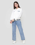 Nevada Varsity With Collar Jaket Wanita