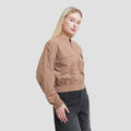 Nevada Crop Bomber Woven Jaket Wanita
