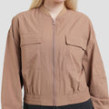 Nevada Crop Bomber Woven Jaket Wanita