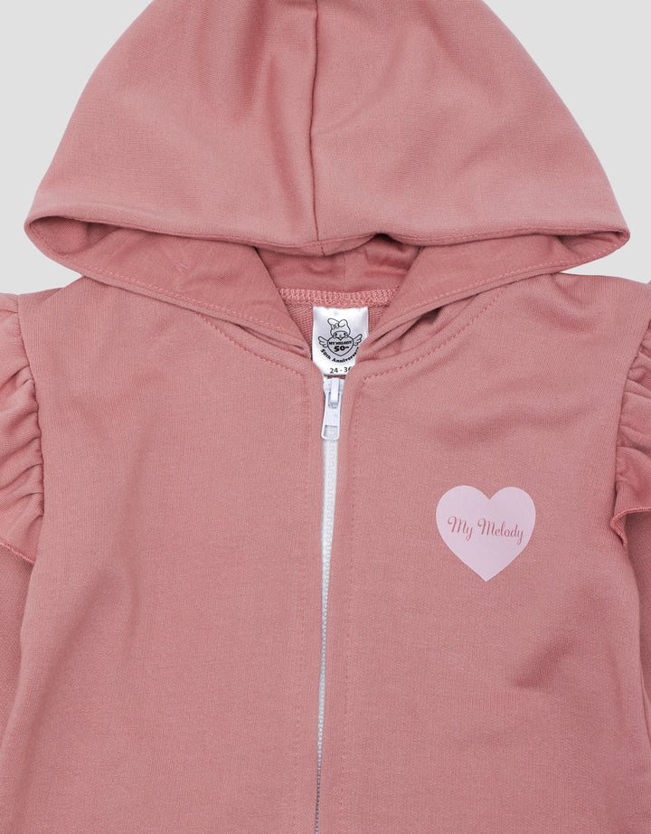 Character My Melody Jaket Hoodie Bayi