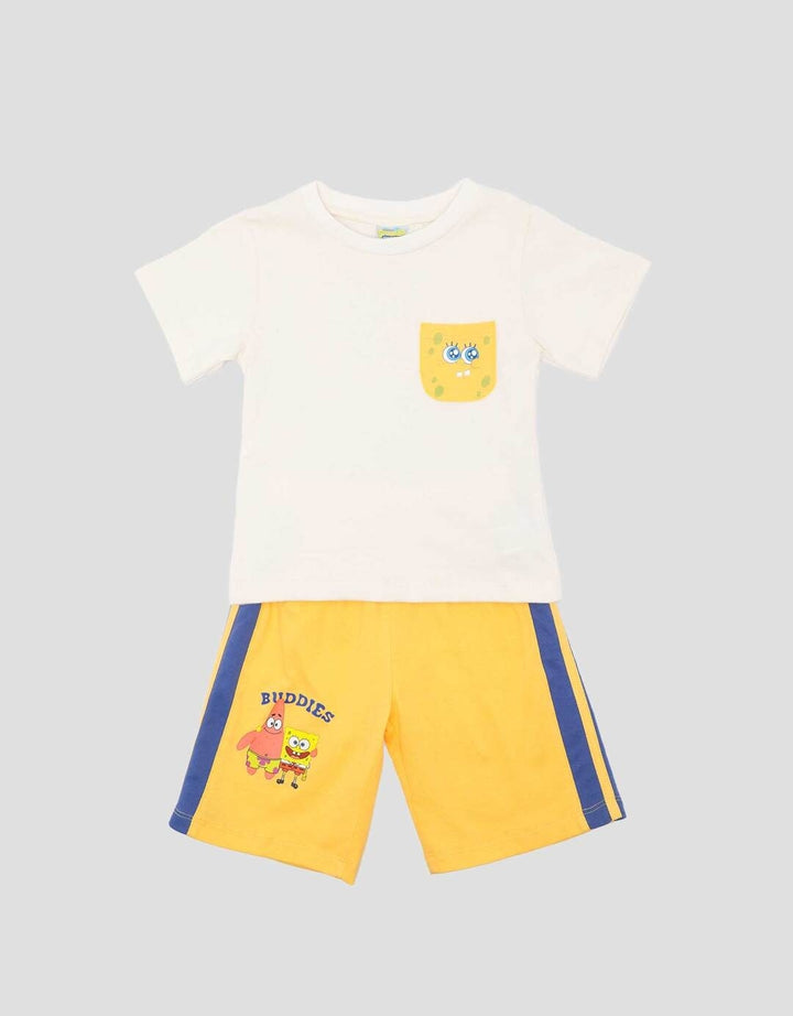 Character Spongebob Pakaian Setelan Bayi