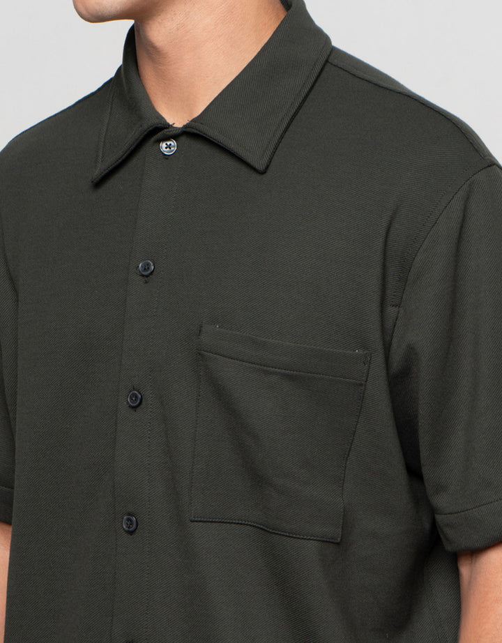 Cole Relax Fitted Knitt Ami Kemeja Pria