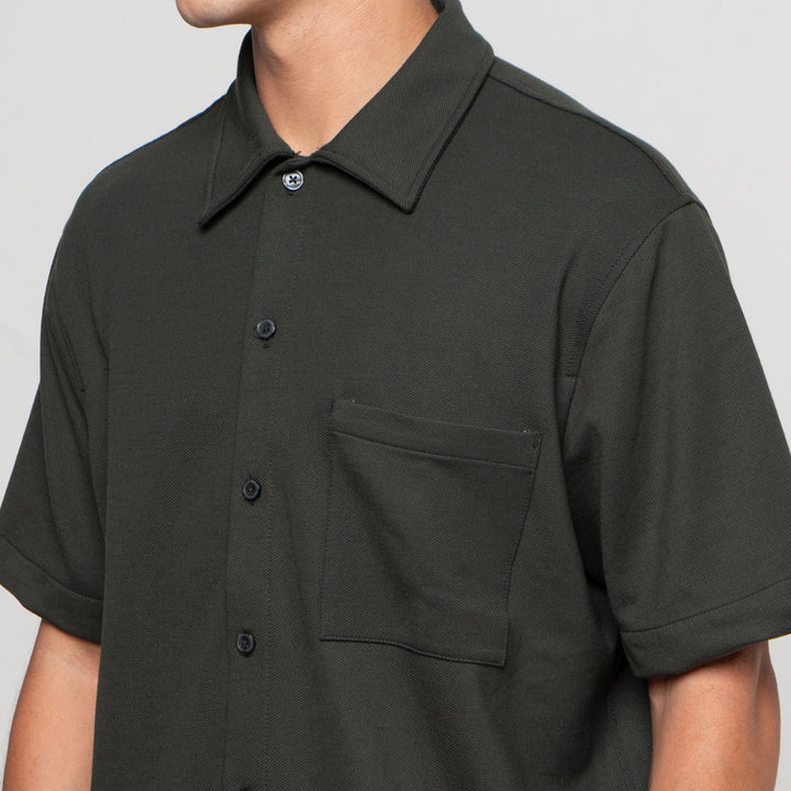 Cole Relax Fitted Knitt Ami Kemeja Pria