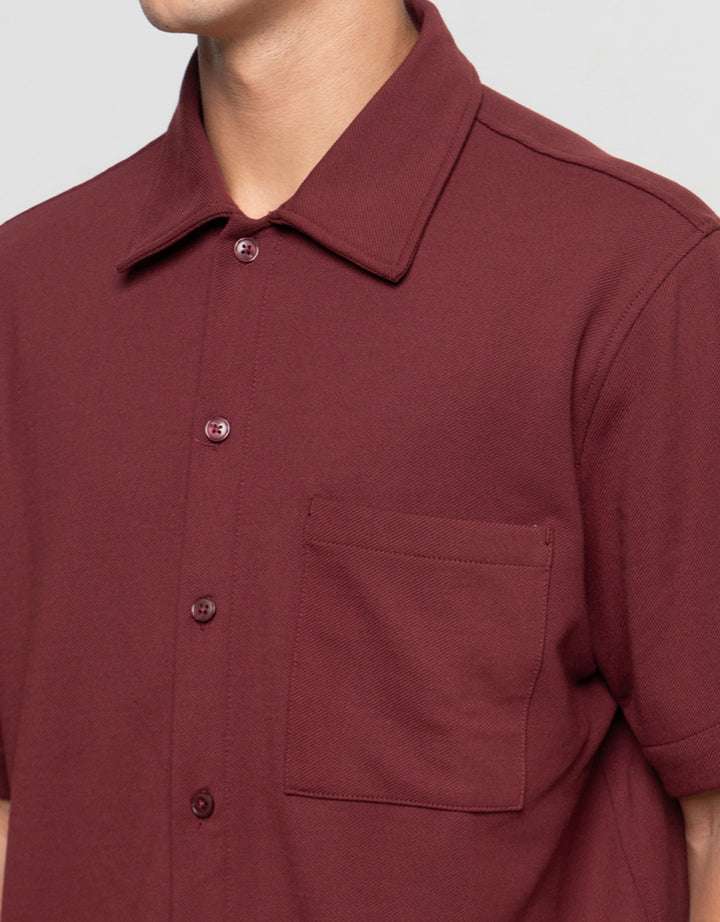 Cole Relax Fitted Knitt Ami Kemeja Pria