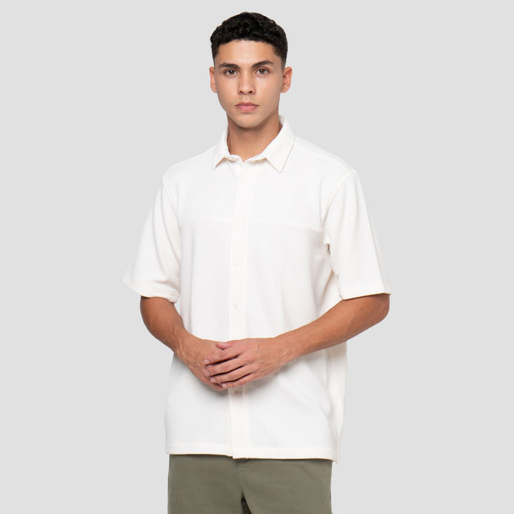 Cole Knitt Cut And Sewn Kemeja Pria