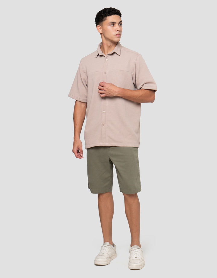 Cole Knitt Cut And Sewn Kemeja Pria