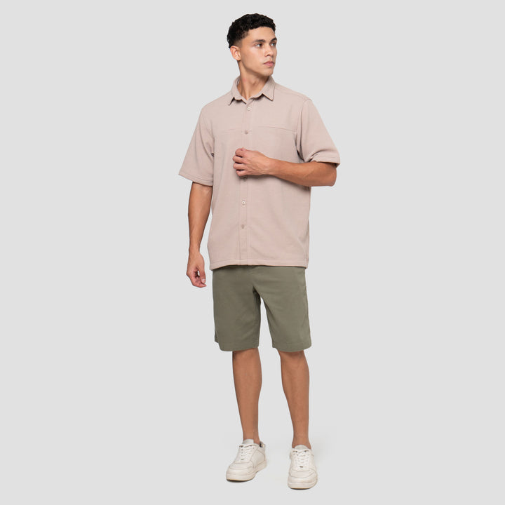 Cole Knitt Cut And Sewn Kemeja Pria